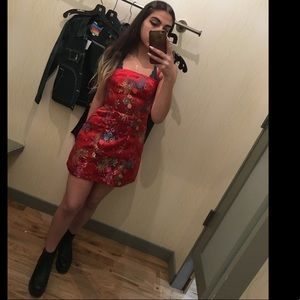 Super cute oriental floral print dress❣️💮